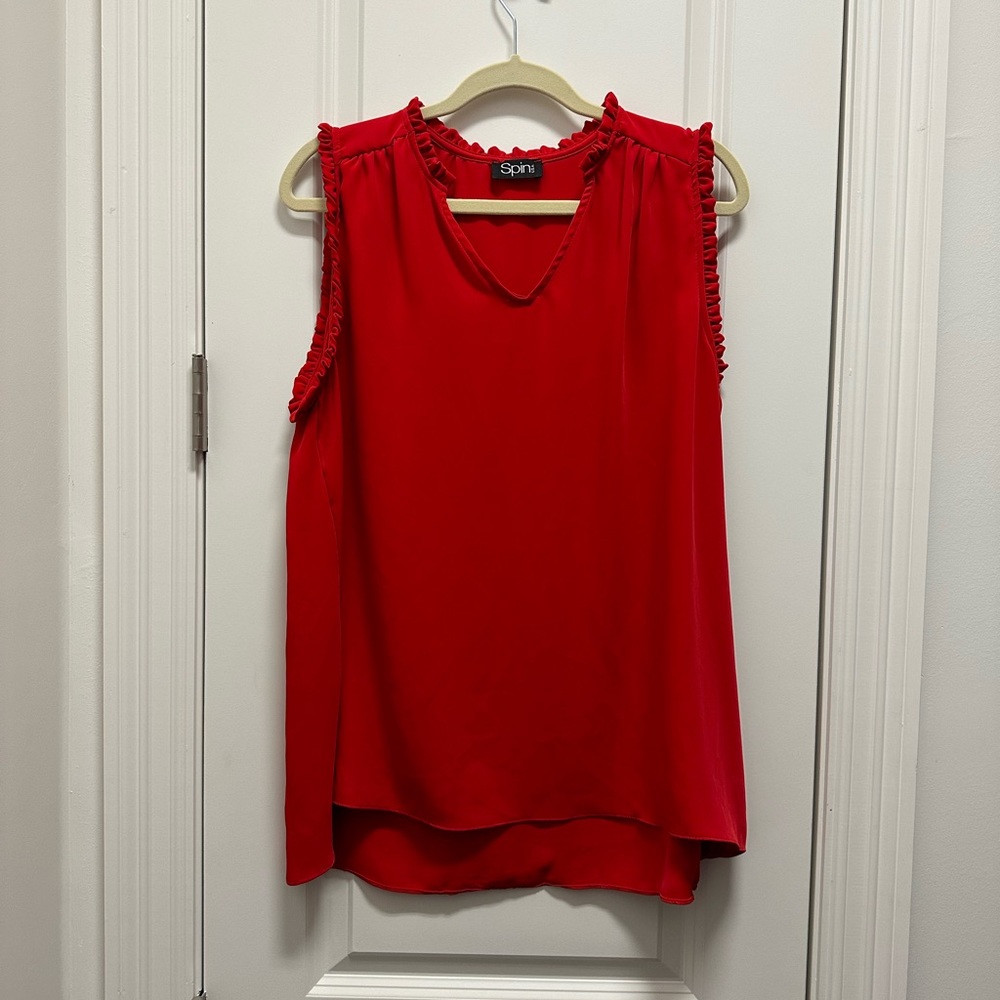 Simple v-neck blouse